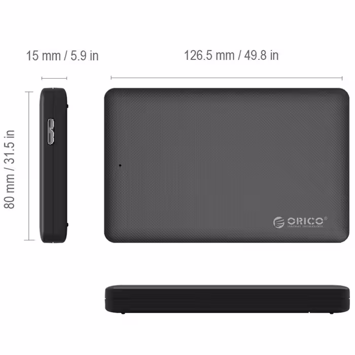 باکس هارد 2.5 اینچی HDD/SSD اوریکو 2577U3