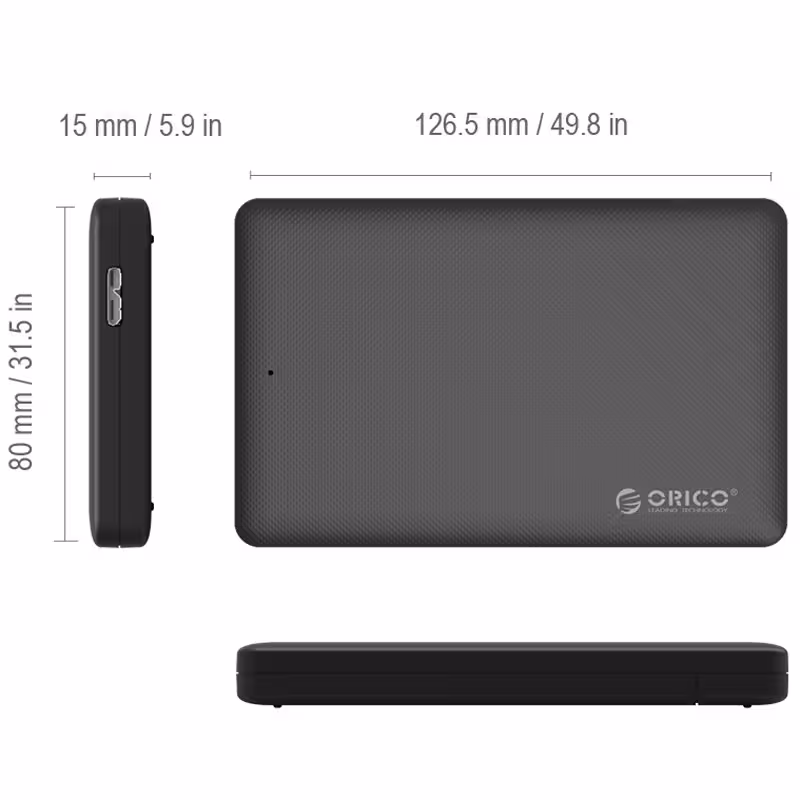 باکس هارد 2.5 اینچی HDD/SSD اوریکو 2577U3