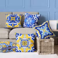 ست کوسن 5 تکه مخمل کد       53