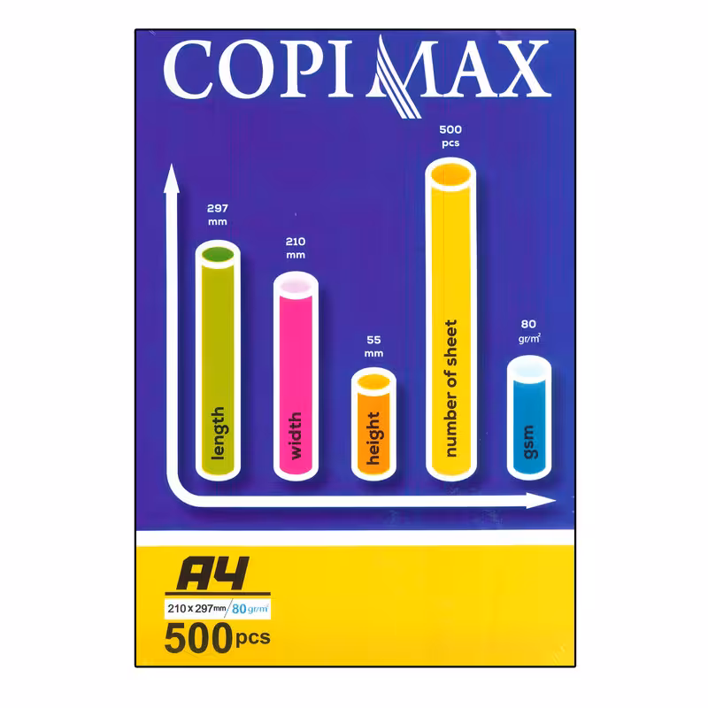 کاغذ A4 کپی مکس مدل اکسلنت 80 بسته 500 عددی | چاوه