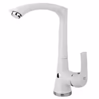 شیر ظرفشویی مدل لوتوس سفید کروم