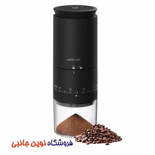 آسیاب قهوه گرین لاین مدل GL-CG45 ا Green Lion Grind Pro Coffee Grinder-Rechargeable (تک/عمده)