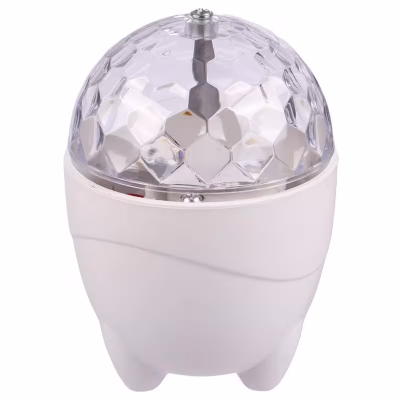 چراغ رقص نور گردان دیسکویی Dancing RGB LED کد 1