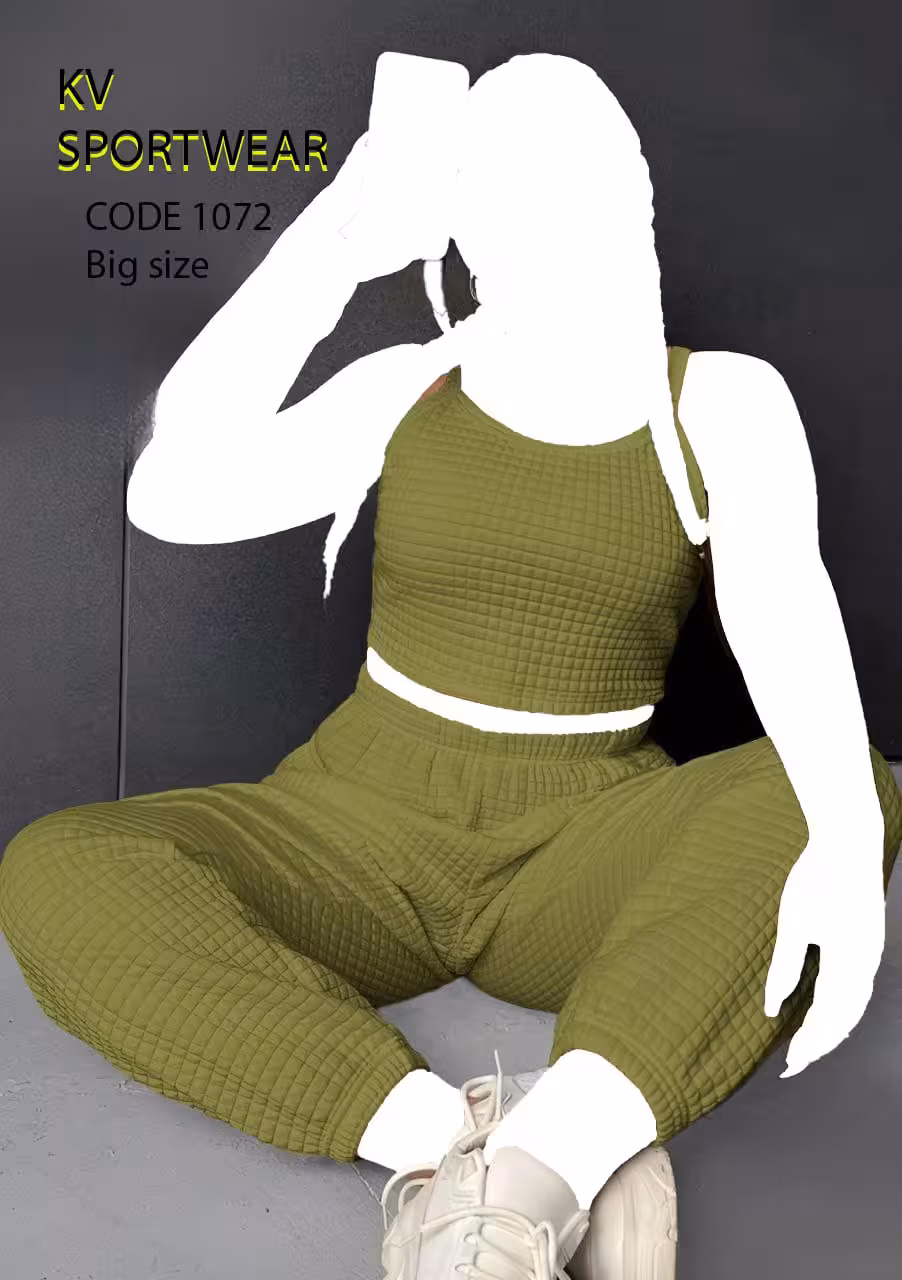 ست نیم تنه شلوار اسپرت ورزشی زنانه کد 002