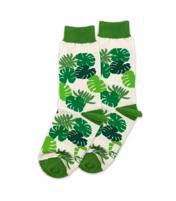 جوراب ساقدار پاتریس طرح برگ انجیری