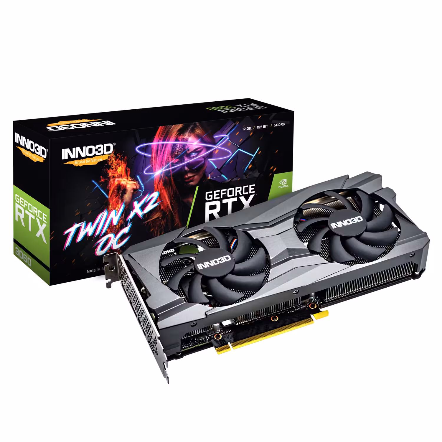 کارت گرافیک اینو تری دی GEFORCE RTX 3060 TWIN X2 OC 12GB GDDR6