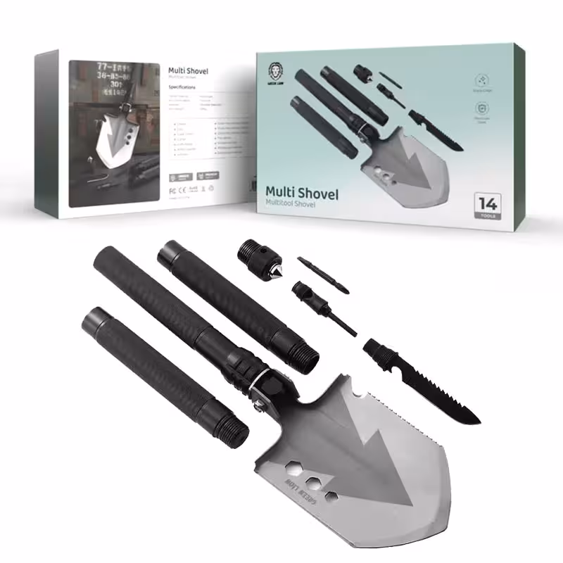 بیل و ابزارآلات چند منظوره 14 کاره گرین لاین Green Lion Multitool Shovel