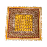 سفره قلمکاری طرح سرو زرد اعلا 100 در 100