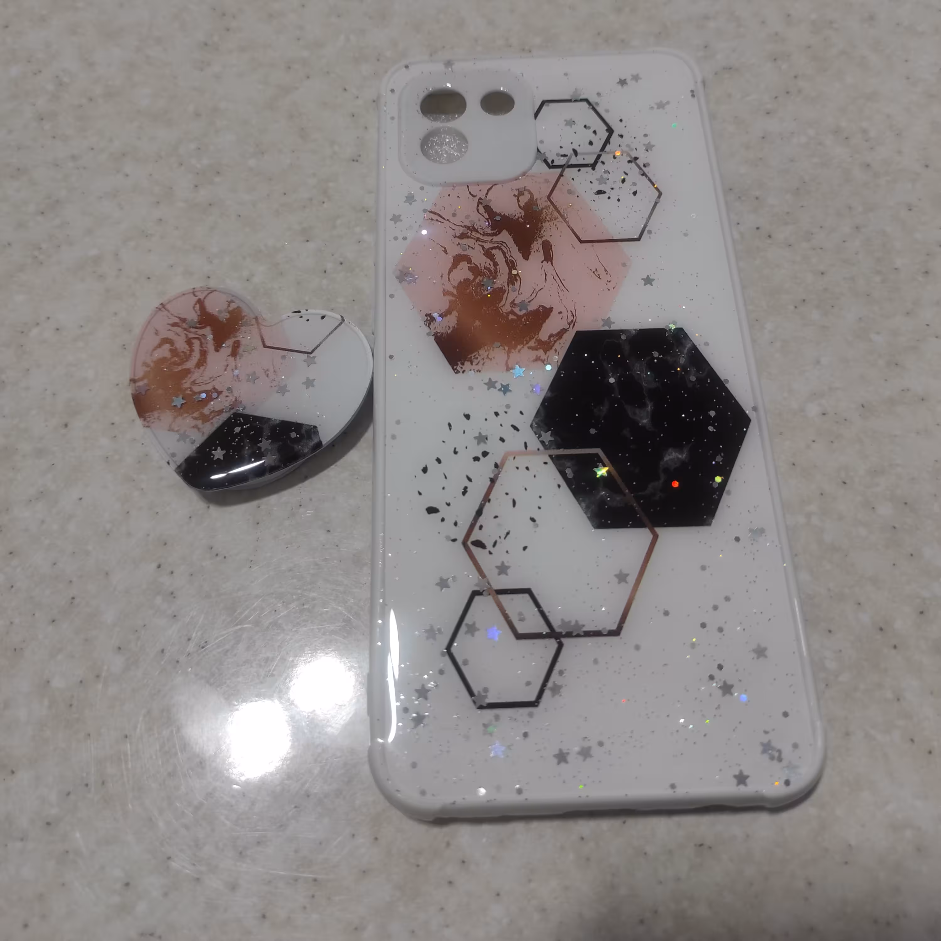 کاور طرح دار پاپ سوکت دار  مناسب برای سامسونگ A03معمولی