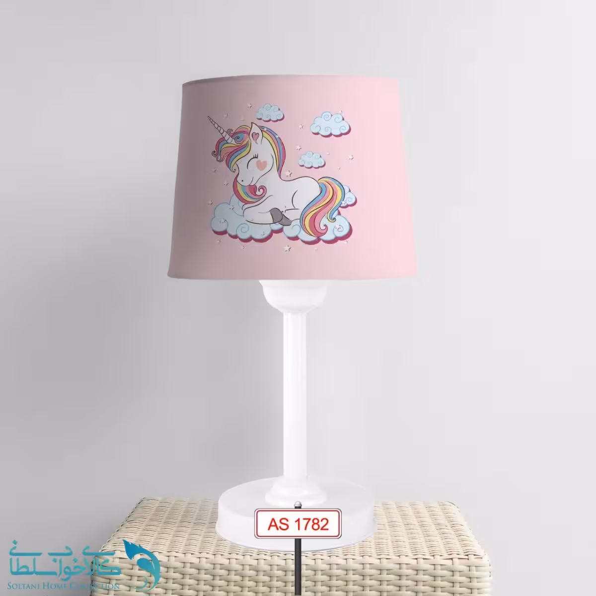 آباژور اتاق کودک طرح تک شاخ خابالو کد A1782