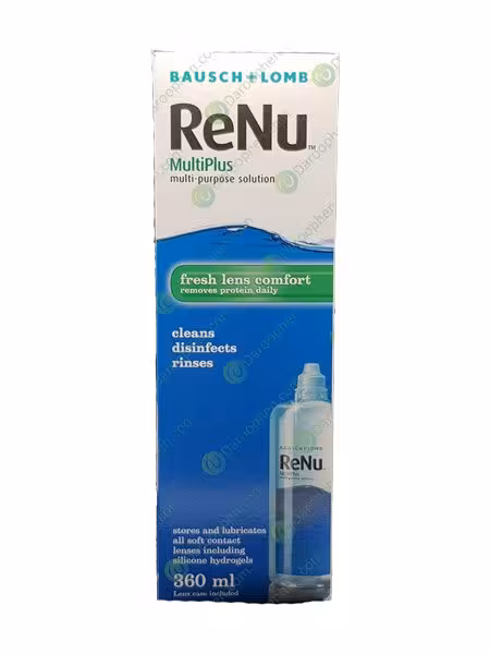 محلول شستشو لنز رنیو 360 میلی لیتر | Renu Multiplus Lens Solution 360 ml