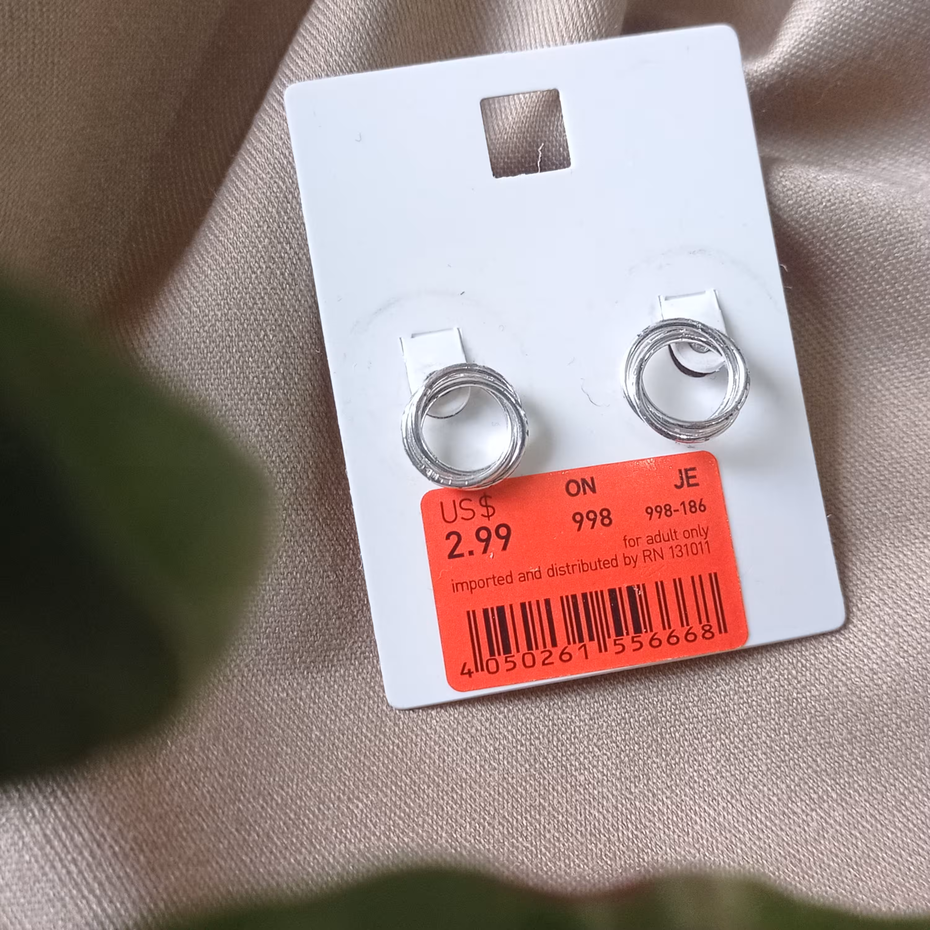 گوشواره میخی ضد حساسیت 