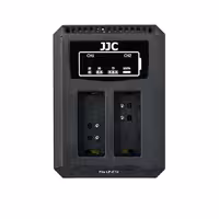 شارژر دوقلو USB باتری دوربین کنون جی جی سی مدل DCH-LPE12