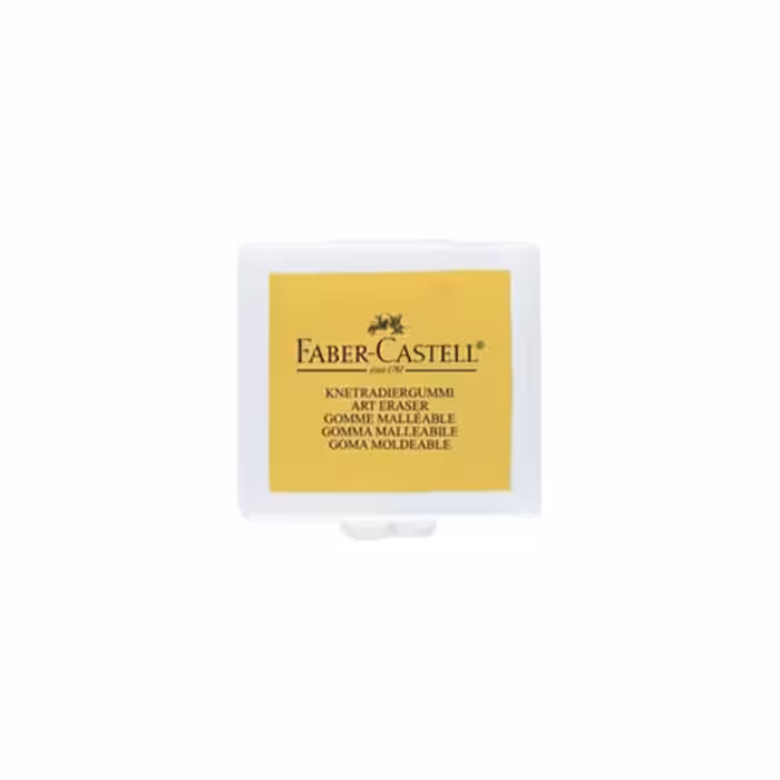 پاک کن خمیری فابرکاستل قاب دار رنگ زرد