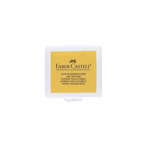 پاک کن خمیری فابرکاستل قاب دار رنگ زرد