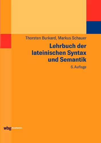 خرید و دانلود نسخه کامل کتاب Lehrbuch der lateinischen Syntax und Semantik