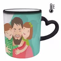 خرید ماگ-لیوان حرارتی  دسته قلبی  روز پدر کد 71