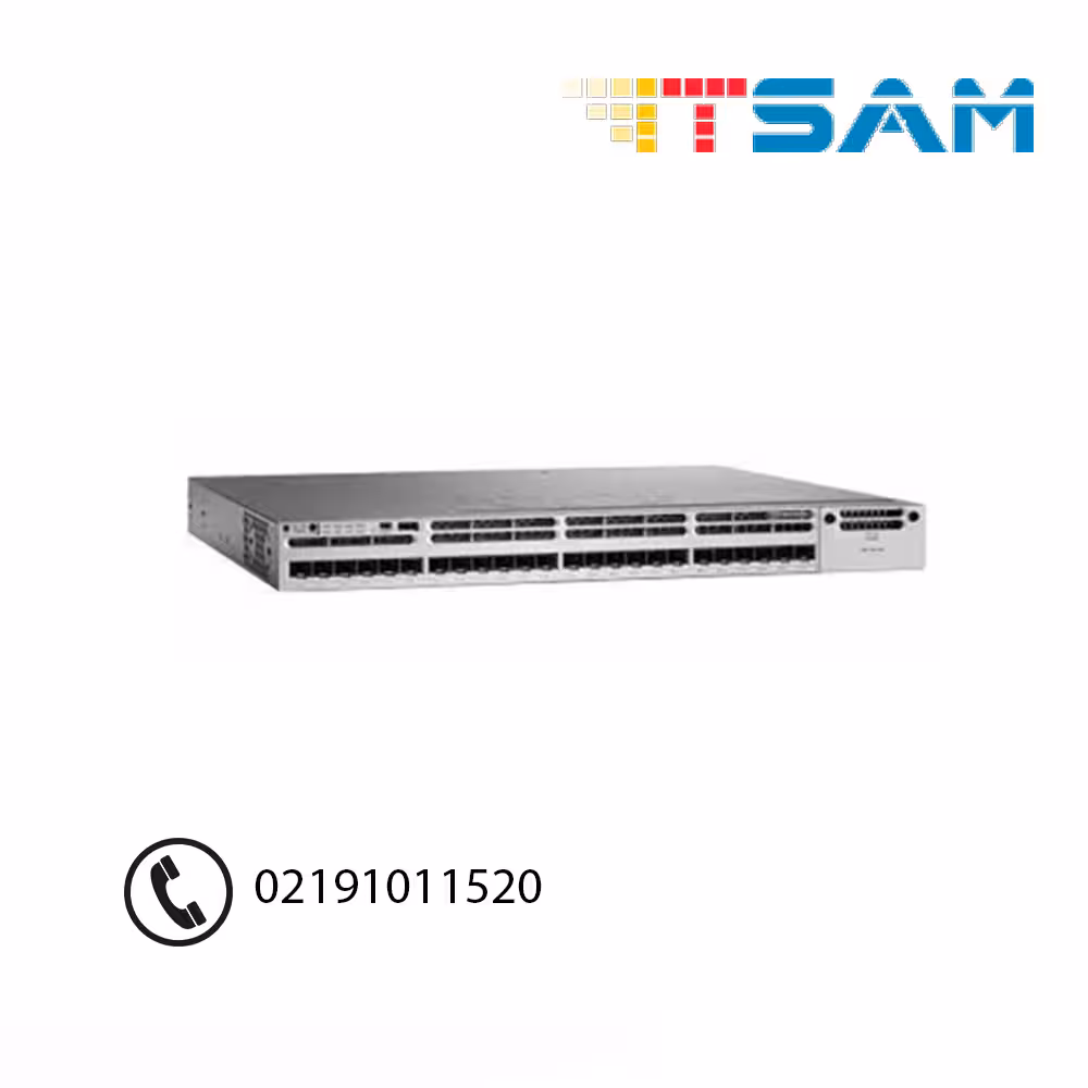 سوئیچ شبکه 24 پورت سیسکو WS-C3850-24S-S