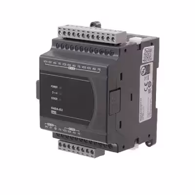 کارت توسعه-ماژول آنالوگ دلتا سری ES2 کد DVP04DA-E2 نصب از سمت راست