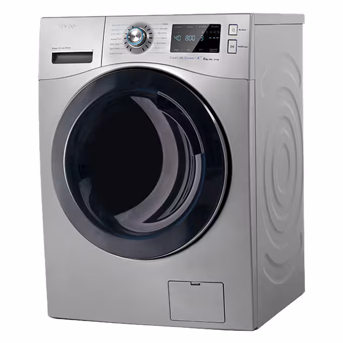 ماشین لباسشویی دوو 8 کیلویی نقره ای مدل DWK-8542V