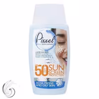 کرم ضد آفتاب بی رنگ پیکسل مدل Oily Acne Prone Skin با SPF50 مناسب پوست چرب حجم 50 میلی لیتر