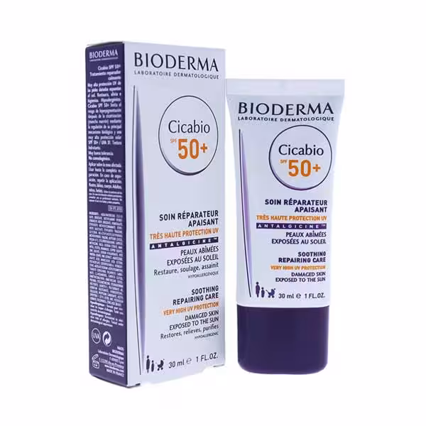 کرم ضد آفتاب ترمیم کننده مدل سیکابیو بایودرما