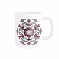 ماگ پادآفرین طرح سنتی اسلیمی ایرانی کد 1925