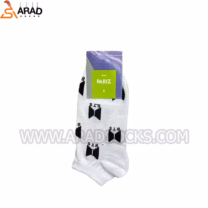 جوراب مچی طرح بی تی اس سفید