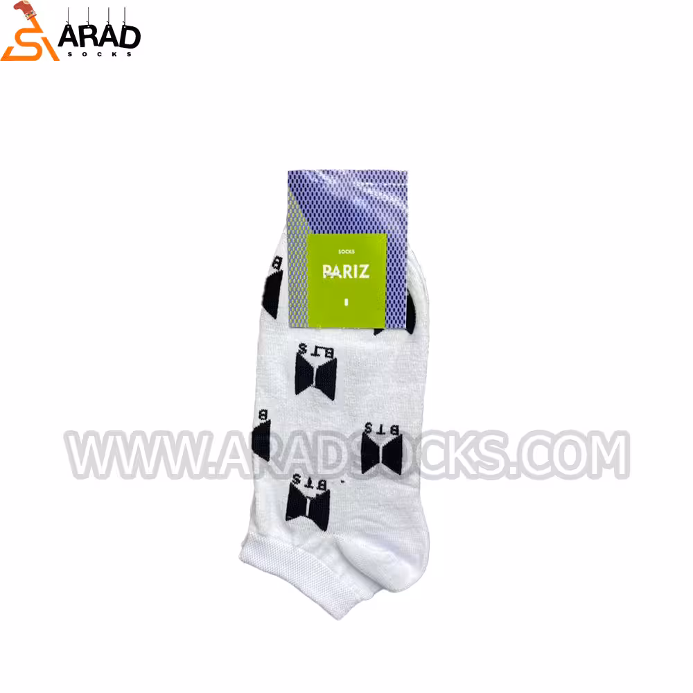 جوراب مچی طرح بی تی اس سفید