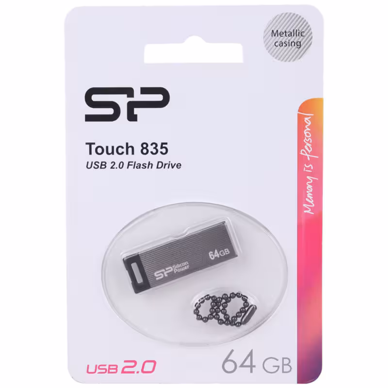 فلش 64 گیگ سیلیکون پاور Silicon Power Touch 835