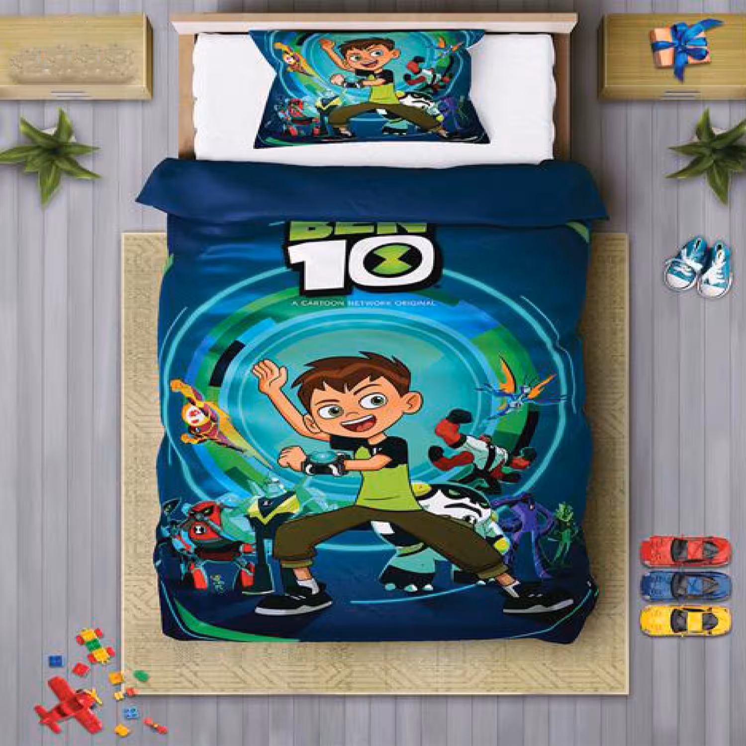 سرویس روتختی پسرانه چیداری مدل 7083 طرح بن تن