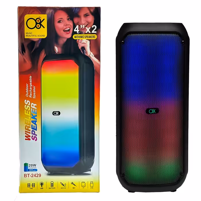 اسپیکر    مدل   BT-2429    ( گارانتی تست  48  ساعته )گارانتی تست