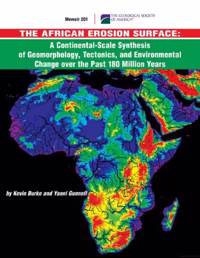 خرید و دانلود نسخه کامل کتاب The African Erosion Surface: A Continental-scale Synthesis of Geomorphology, Tectonics, and Environmental Change over the Past 180 Million Years (GSA Memoir 201)