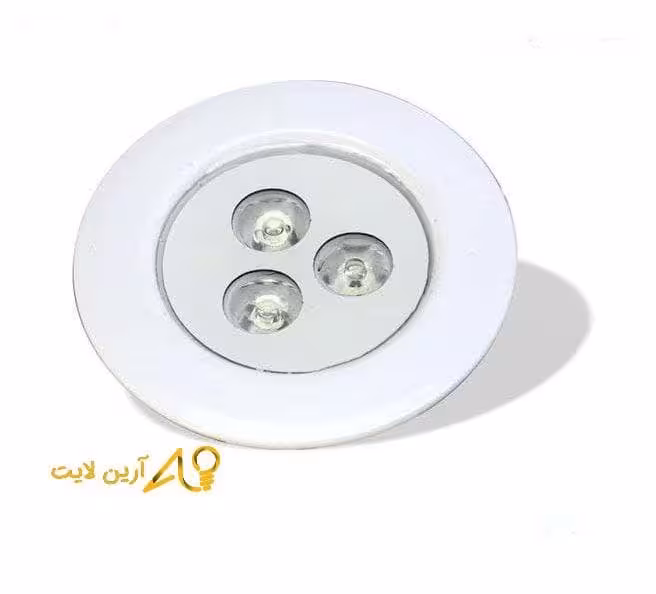 چراغ توکار استخری تک رنگ 3 وات