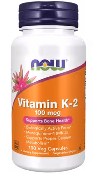 ویتامین K-2 (100 کپسول) NOW