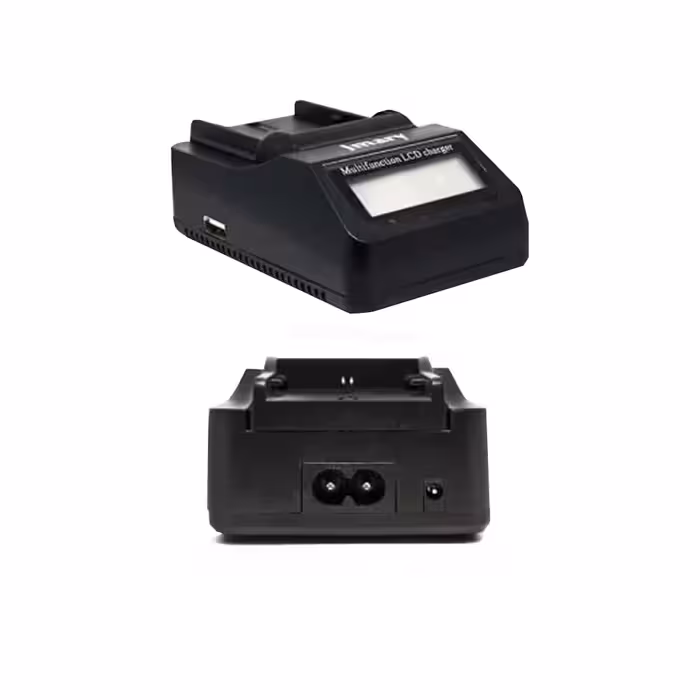 شارژر باتری دوربین جیماری AC-VQ9001 دارای صفحه دیجیتال سری F