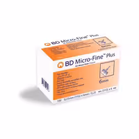 سرسوزن BD سایز 6 میلی متری/ گیج 31 بسته 100 عددی