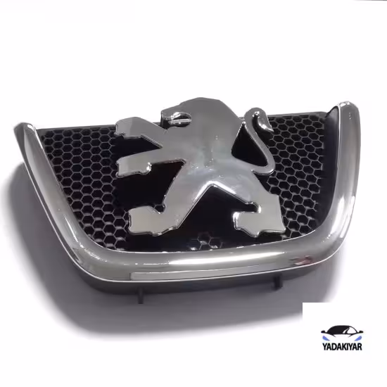 جلو پنجره 206 سفید با آرم شیر – شرکتی