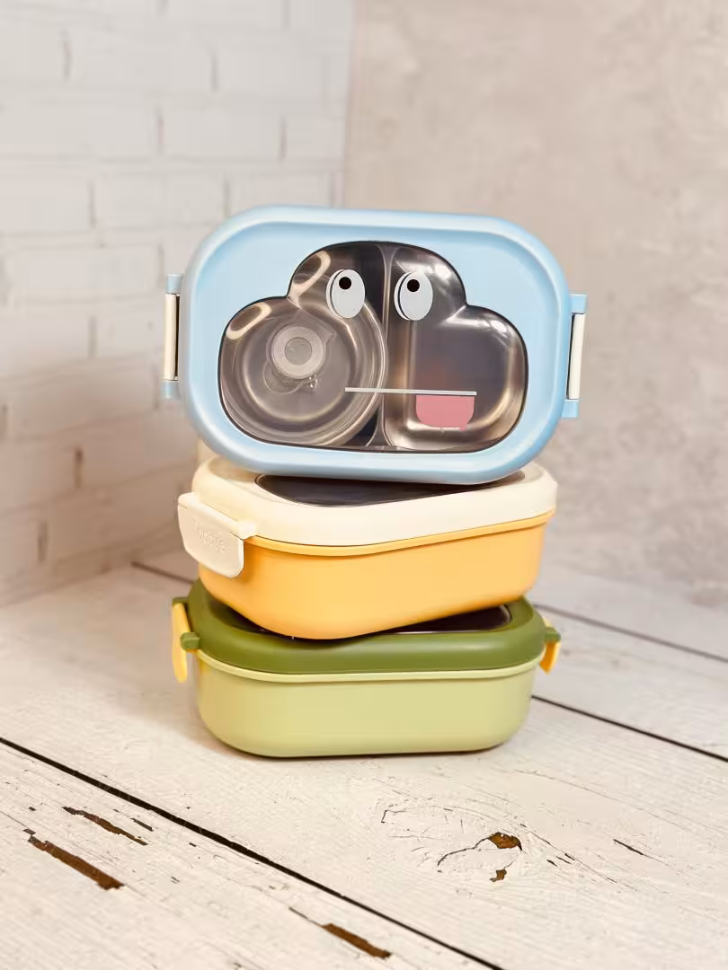 لانچ باکس داخل استیل چشم دار کد 6580