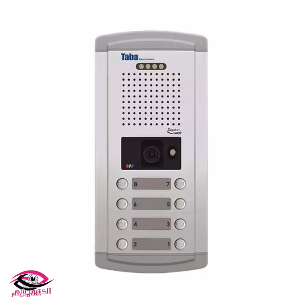 پنل آیفون تصویری تابا ثمین 1820 – هشت واحدی