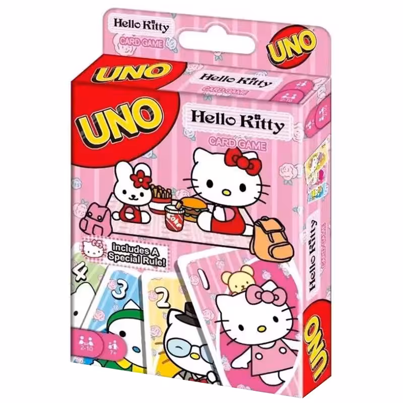 بازی فکری اونو مدل کیتی طرح Uno Hello Kitty | چاوه