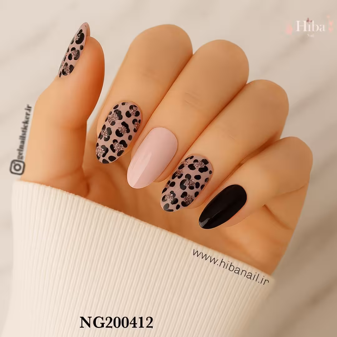 استیکر ژله ای کاشت ناخن (نیل رپ)_کد NG200412