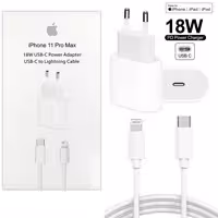 آداپتورشارژ با کابل Type-c به آیفون اورجینال11Pro Max 18W