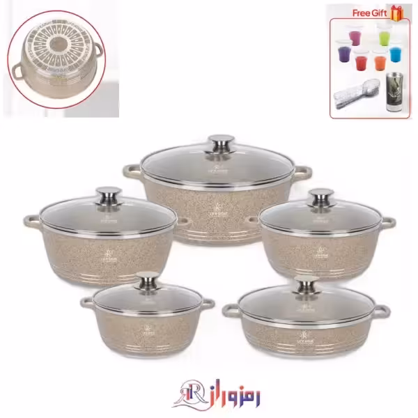 سرویس قابلمه 18 پارچه لایف اسمایل LIFEP17