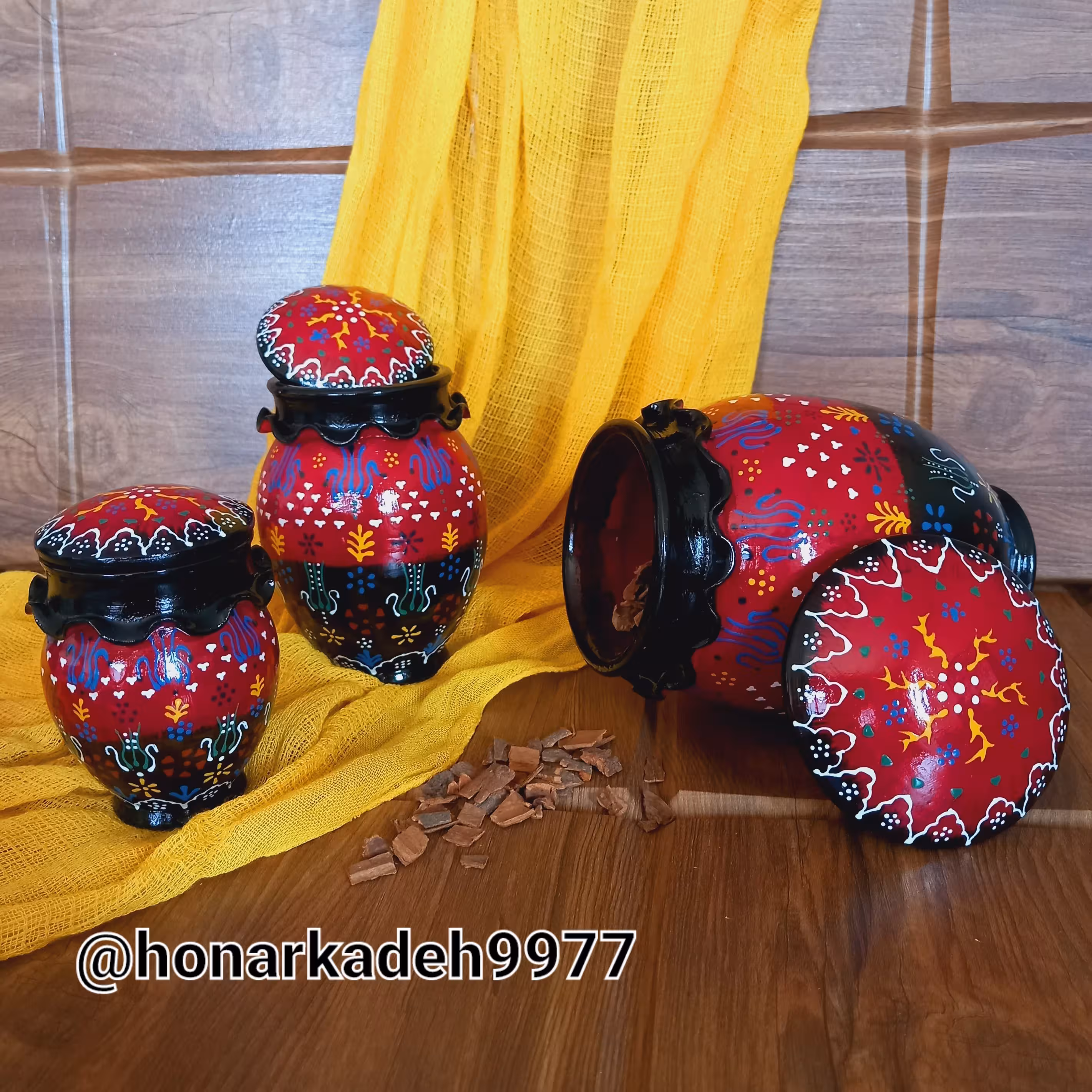 ست جاادویه،تکنیک مینای عثمانی،قابل استفاده مصرفی ودکوری 