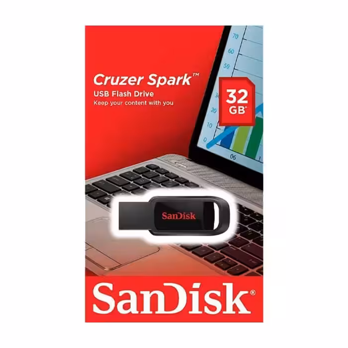 فلش سن دیسک Cruzer Spark ظرفیت 32 گیگابایت