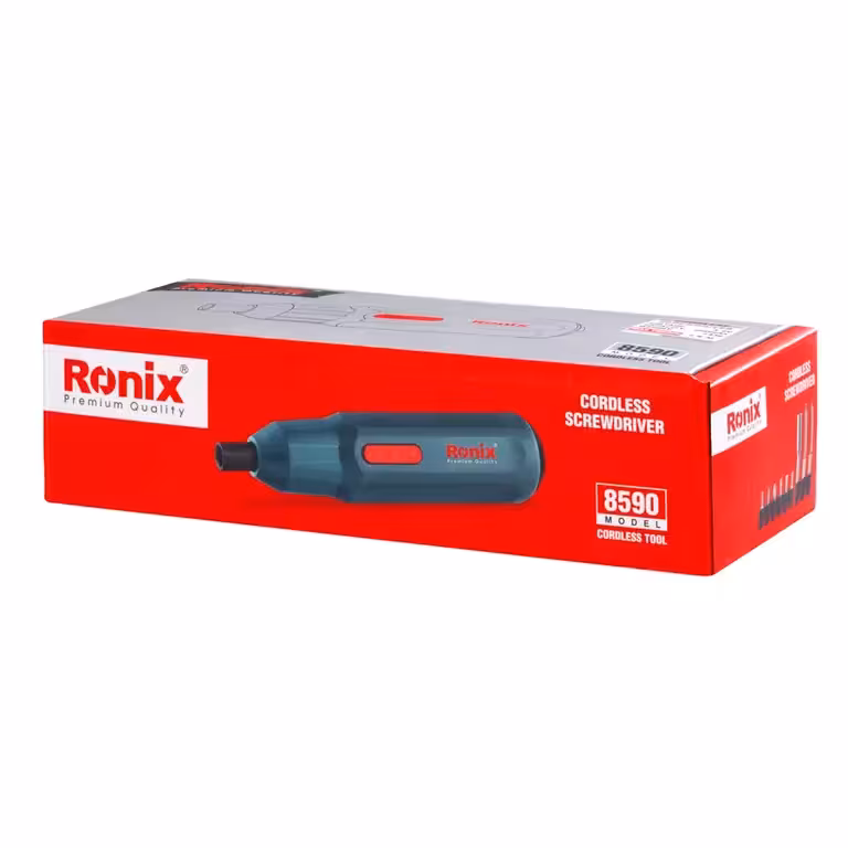 پیچ گوشتی شارژی الکترونیک-3.6 ولت – 8590 رونیکس