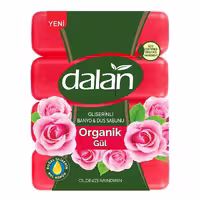 صابون دالان حاوی گلیسیرین و عصاره گل رز بسته 4 عددی