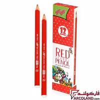 مداد قرمز توتو مدل Toto 2052 بسته 12 عددی