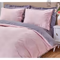 روتختی صورتی طوسی ساده کاوری